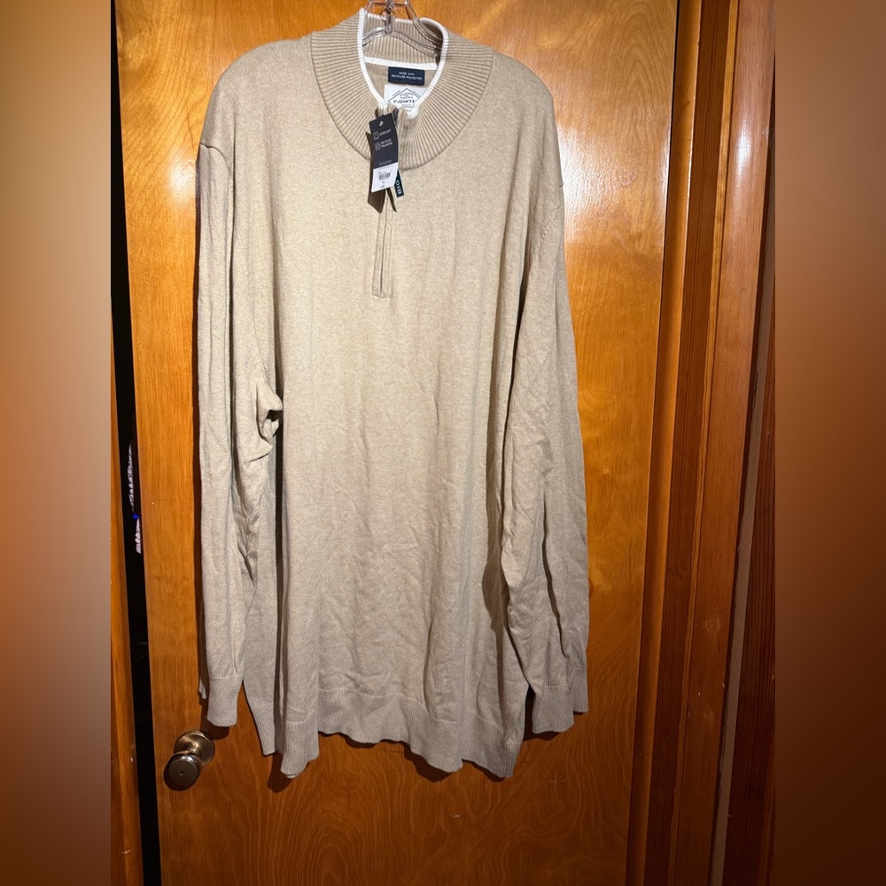 St. John's Bay Tan Zip-Up Cardigan